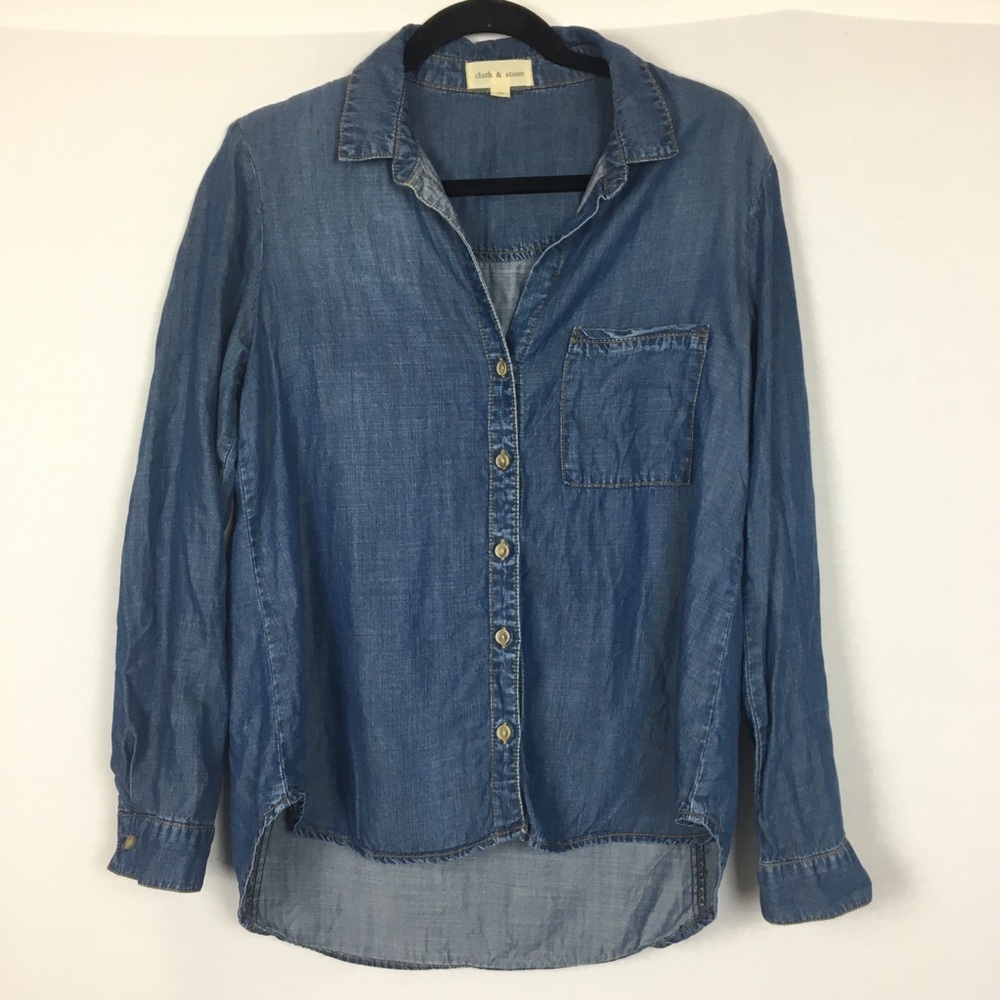 CLOTH & STONE // Soft Denim Shirt